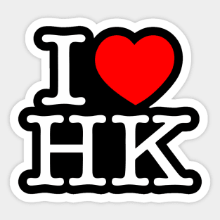 I Heart KH - I Love Hongkong Sticker